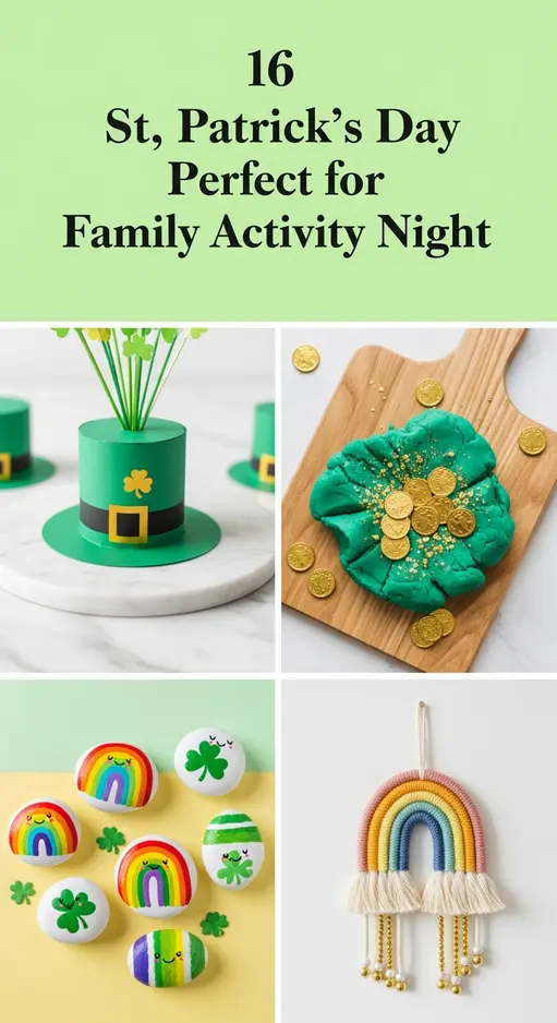 16 St. Patrick’s Day Crafts Perfect for Family Activity Night