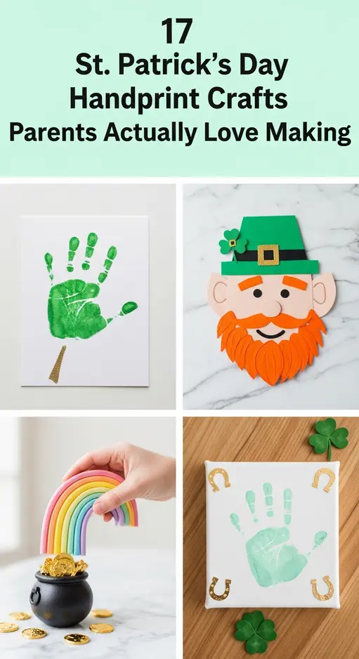 17 St. Patrick’s Day Handprint Crafts Parents Actually Love Making