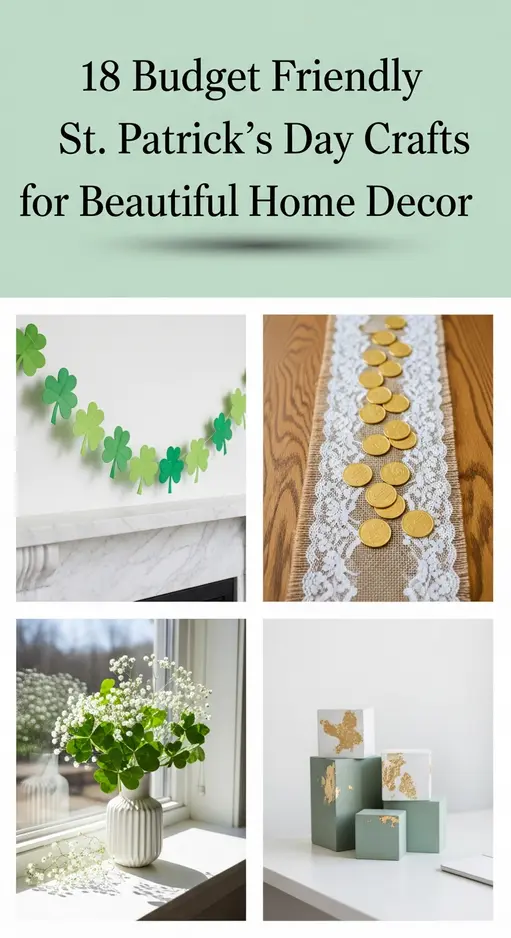 18 Budget Friendly St. Patrick’s Day Crafts for Beautiful Home Decor