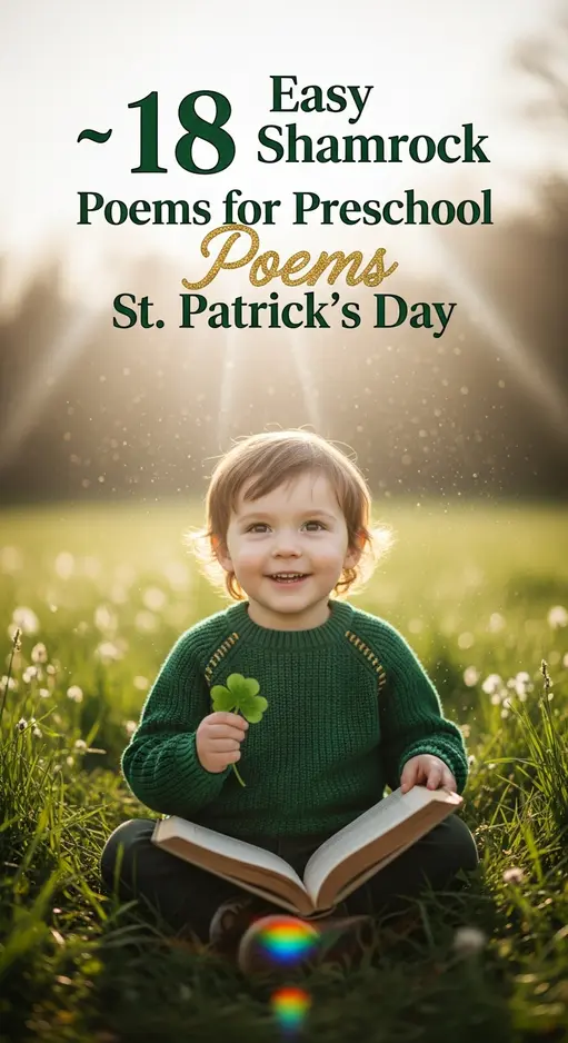 18 Easy Shamrock Poems for Preschool St. Patrick’s Day