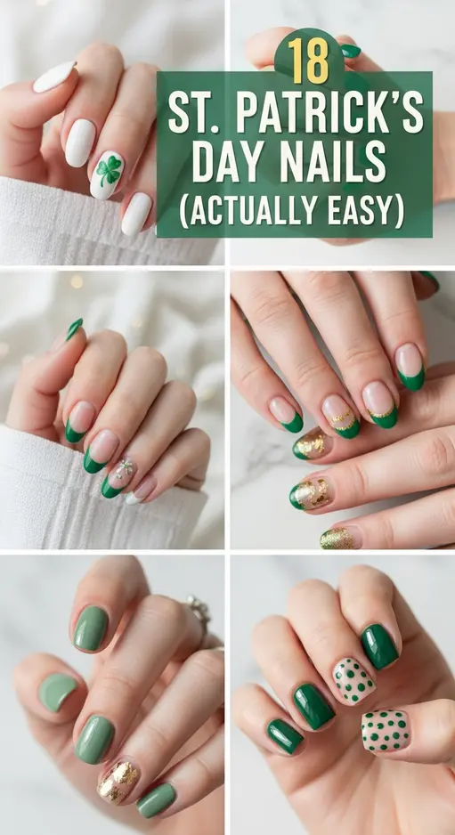 18 Irish Nails for St Patrick’s Day Celebrating Heritage Beautifully