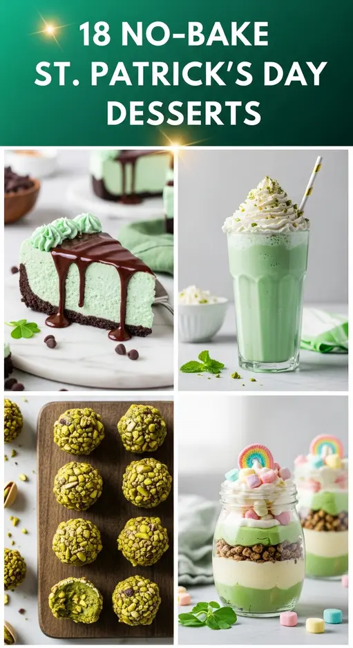 18 No-Bake St. Patrick’s Day Desserts