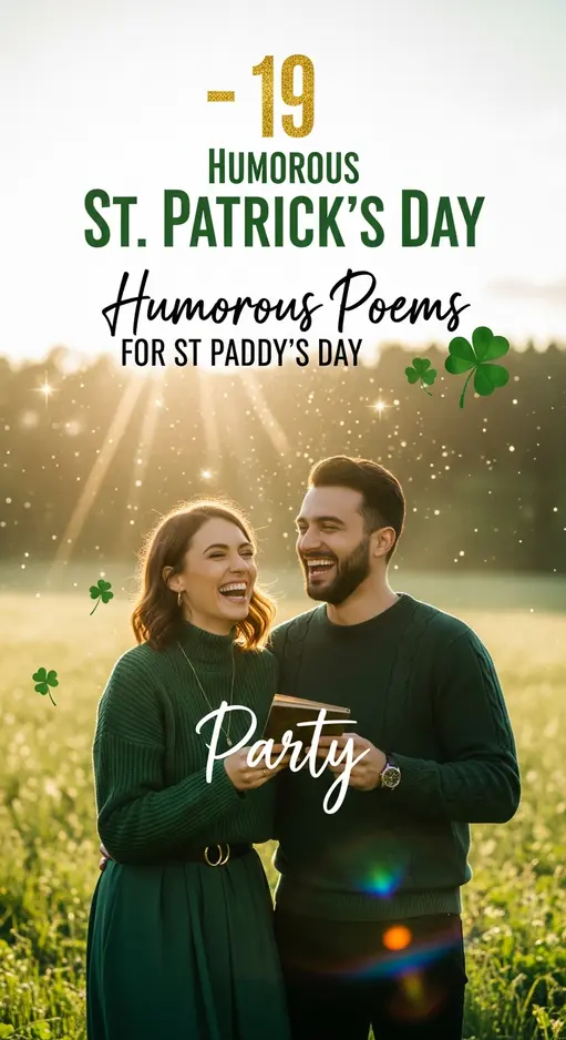 19 Humorous St. Patrick’s Day Poems for St Paddy’s Day Party