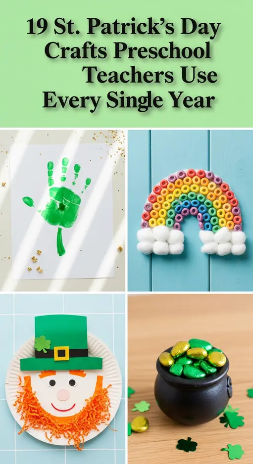 19 St. Patrick’s Day Crafts Preschool Teachers Use Every Single Year