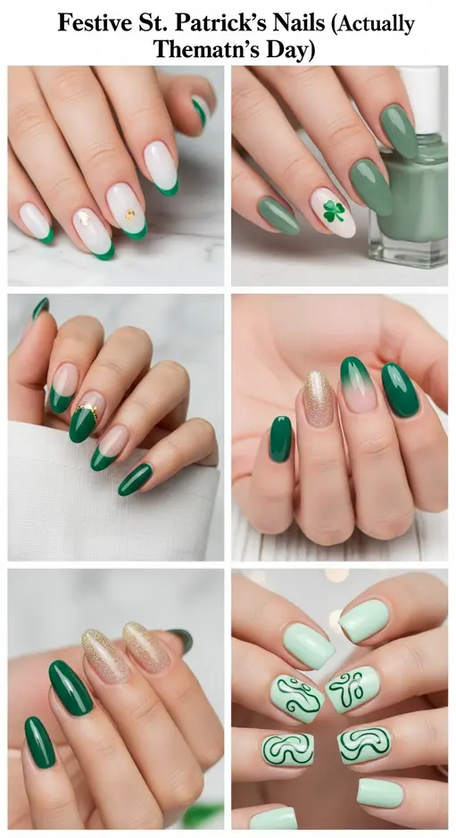 20 Festive St Patrick’s Day Nail Ideas for Trendy Celebrations