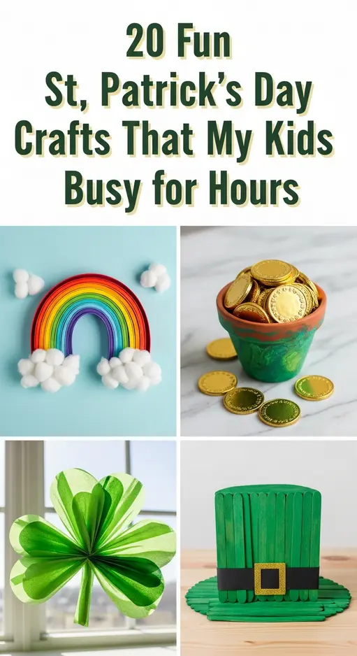 20 Fun St. Patrick’s Day Crafts That Kept My Kids Busy for Hours