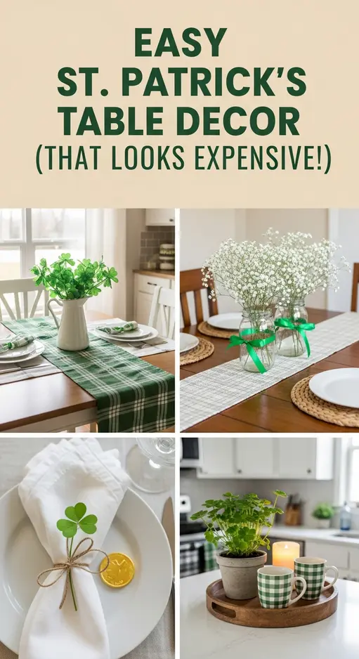 20 St. Patrick’s Day Table Decorations That Transform Your Entire Dinner Setting