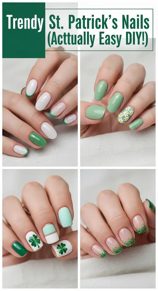 20 Trendy Insta Worthy St Patrick’s Day Nails for Teens