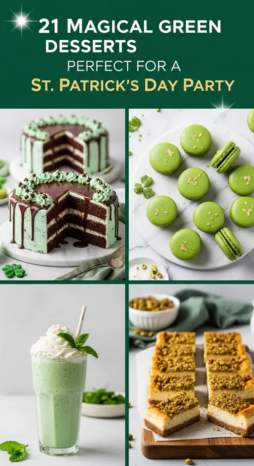 21 Magical Green Desserts Perfect for a St. Patrick’s Day Party