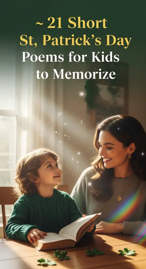 21 Short St. Patrick’s Day Poems for Kids to Memorize