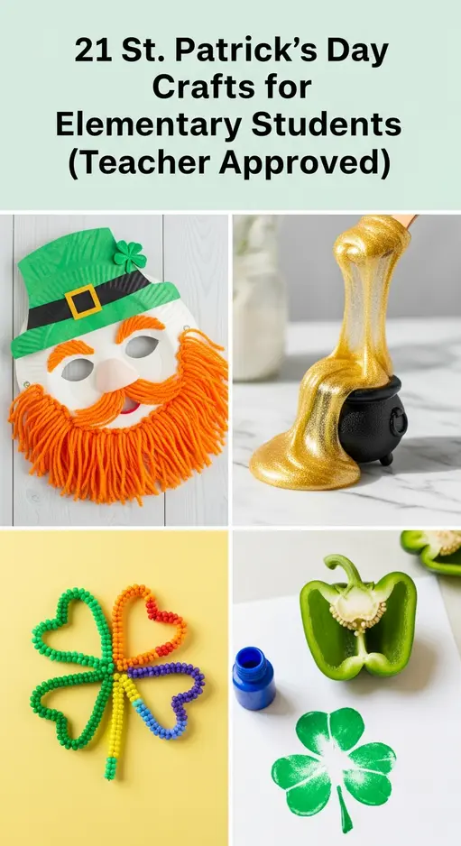 21 St. Patrick’s Day Crafts for Elementary Students (Teacher Approved)