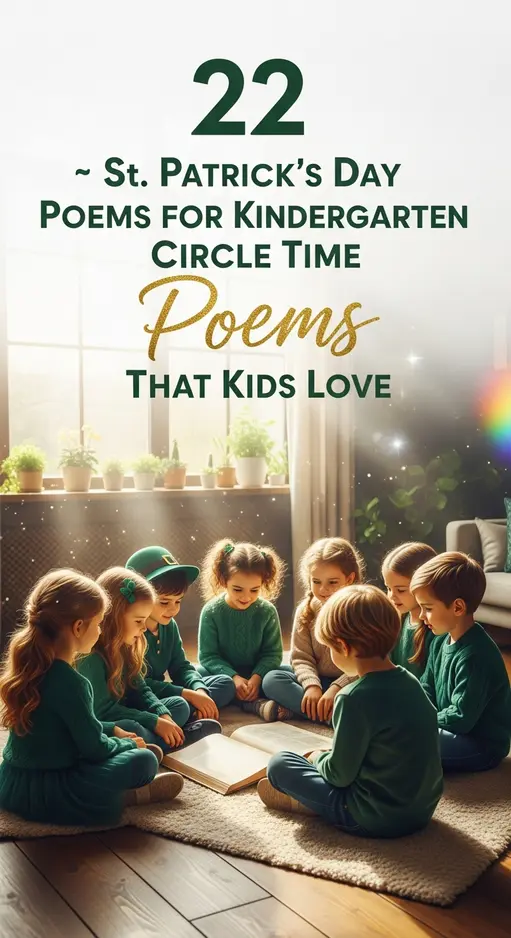 22 St. Patrick’s Day Poems for Kindergarten Circle Time That Kids Love