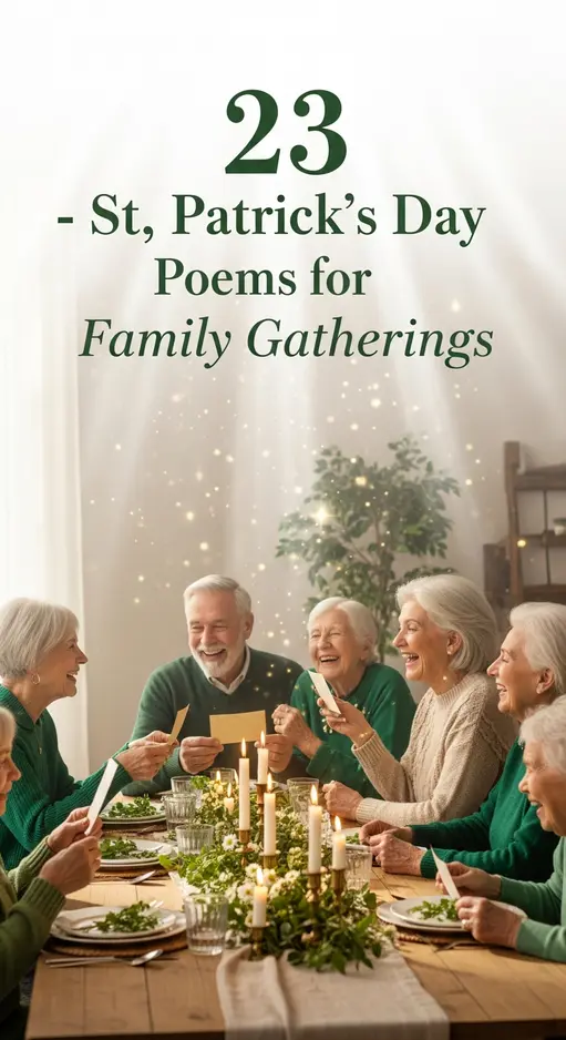 23 Funny St. Patrick’s Day Poems for Family Gatherings