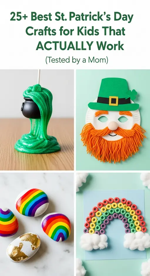 25+ Best St. Patrick’s Day Crafts for Kids That ACTUALLY Work (Tested by a Mom)