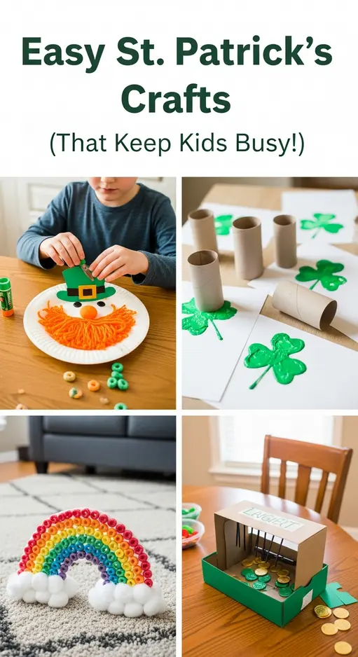 25 Kids St. Patrick’s Day Crafts That Kept My Kids Busy for Hours
