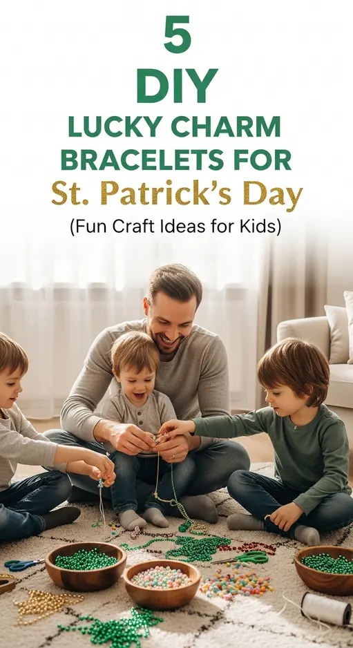 🎩 How to Make a Lucky Charm Bracelet: 5 St. Patrick’s Day DIY Ideas! 🍀