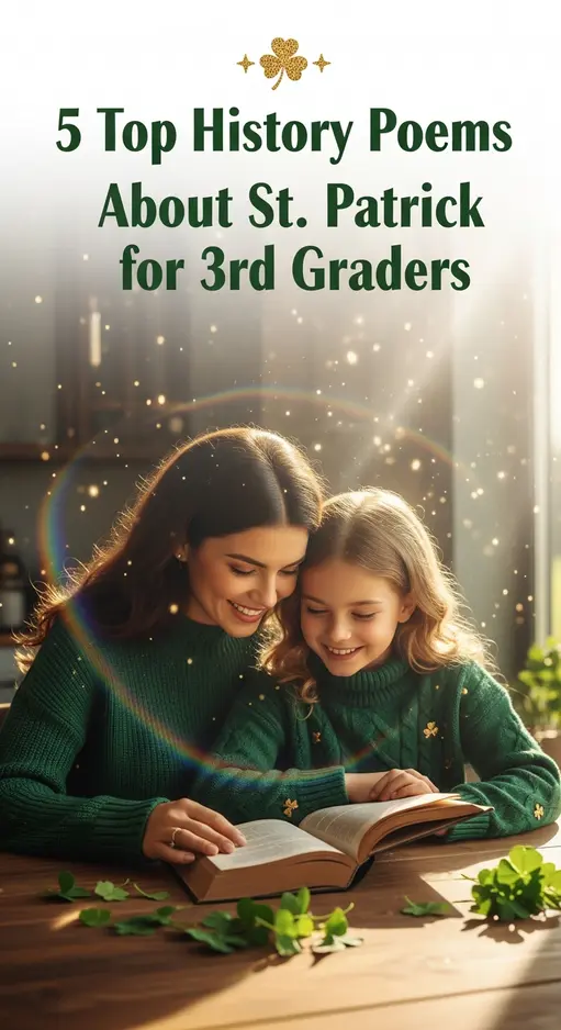 5 Top History Poems About St. Patrick for 3rd Graders