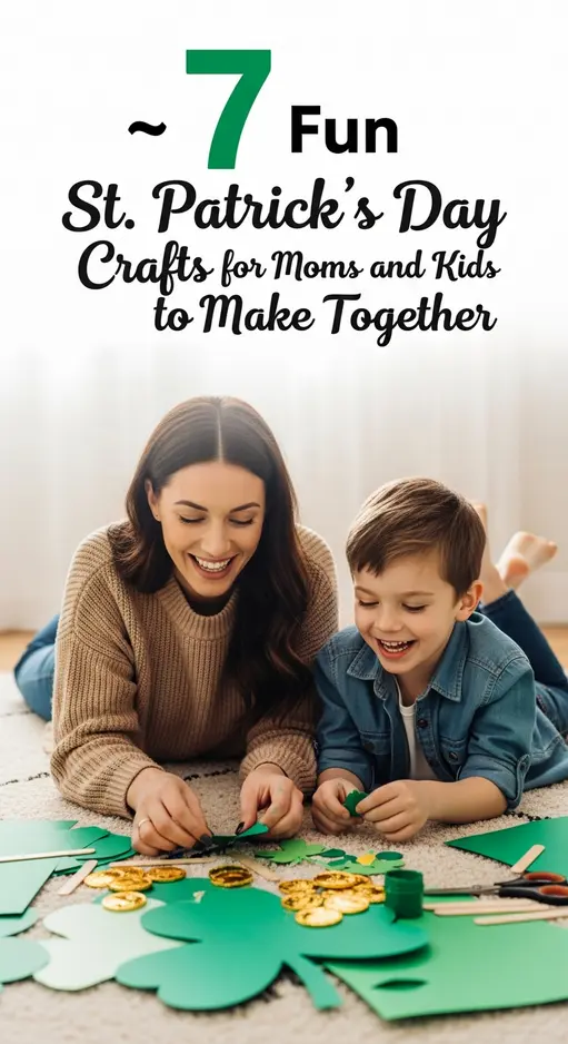 🎩 7 Fun & Easy St. Patrick’s Day Crafts for Moms and Kids to Bond Over! 🍀