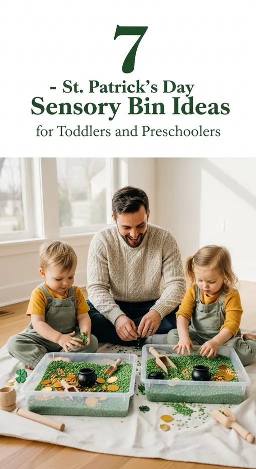 🎩 7 St. Patrick’s Day Sensory Bin Activities That’ll Make Toddlers Sham-Rock with Joy! 🍀