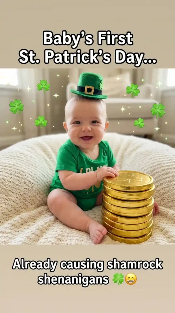 KaveeshMommy St. Patrick's Day meme -Baby’s first St. Patrick’s Day 🍀