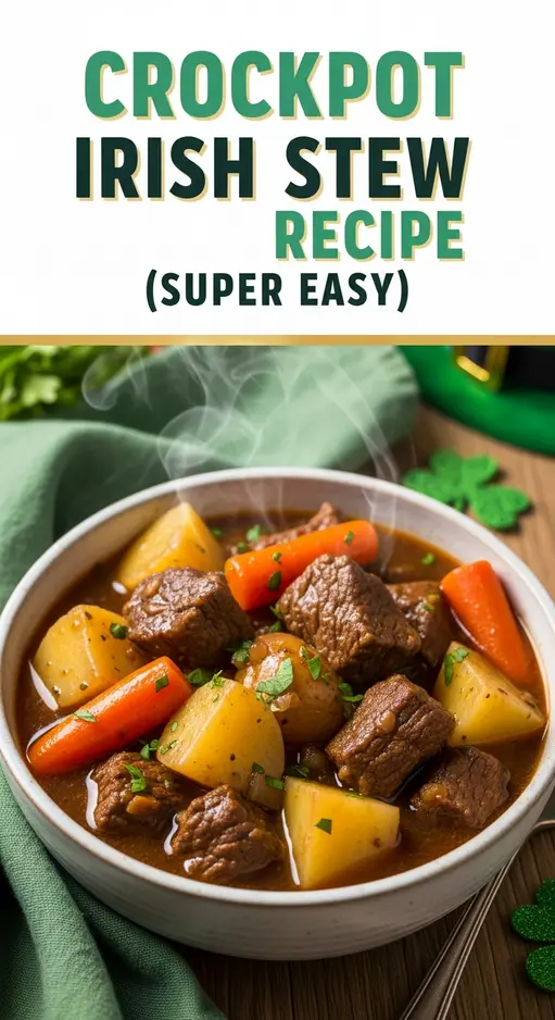 Crockpot Irish Stew Recipe (Super Easy)