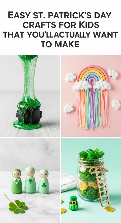 Easy St. Patrick’s Day Crafts for Kids That You’ll Actually Want to Make