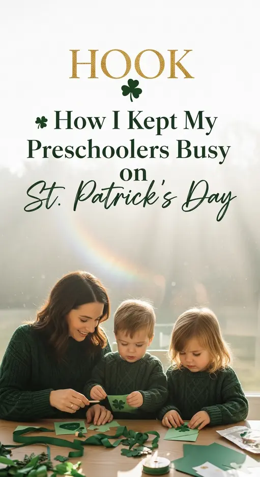 How I Kept My Preschoolers Busy on St. Patrick’s Day