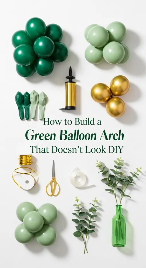How to Build a Green Balloon Arch That Doesn’t Look DIY