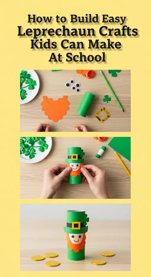 How to Build Easy Leprechaun Crafts Kids Can Make At School
