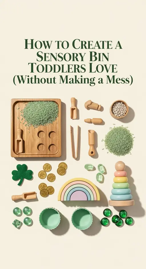 How to Create a Sensory Bin Toddlers Love (Without Making a Mess)