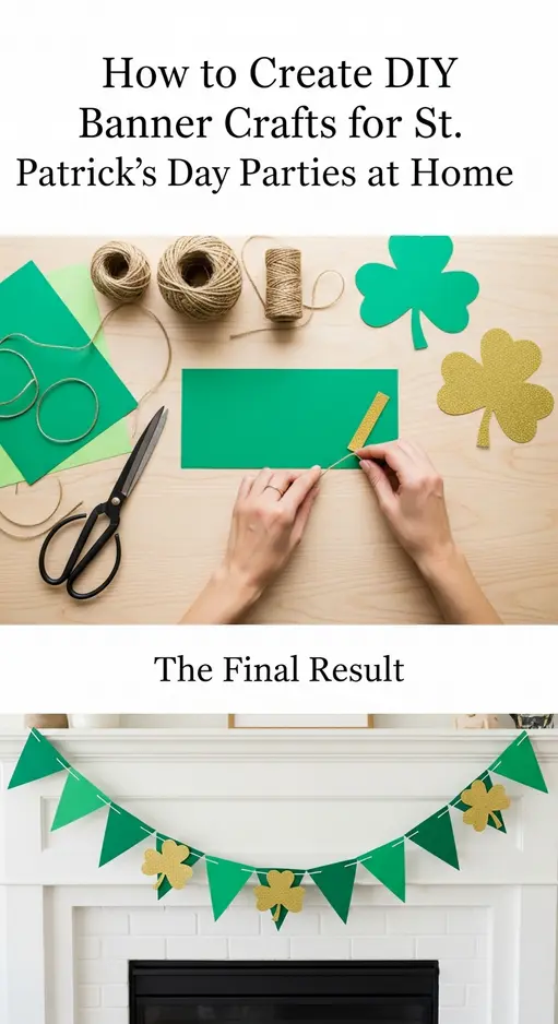 How to Create DIY Banner Crafts for St. Patrick’s Day Parties at Home