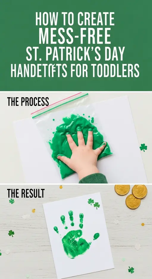 How to Create Mess-Free St. Patrick’s Day Handprint Crafts for Toddlers