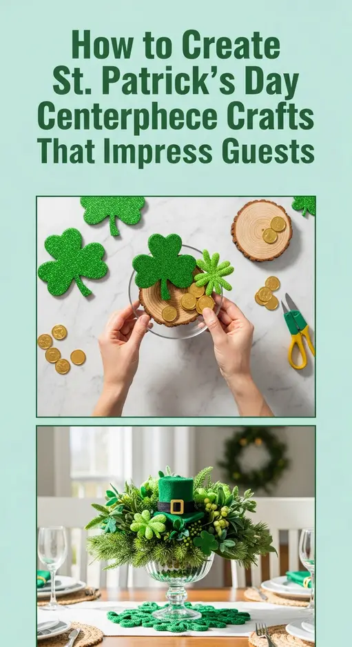 How to Create St. Patrick’s Day Centerpiece Crafts That Impress Guests
