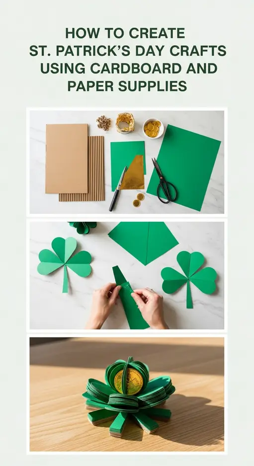 How to Create St. Patrick’s Day Crafts Using Cardboard and Paper Supplies