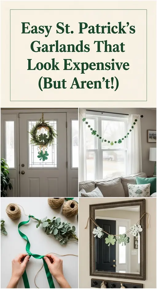 How to Create St. Patrick’s Day Garland Ideas for Beautiful Door and Window Displays