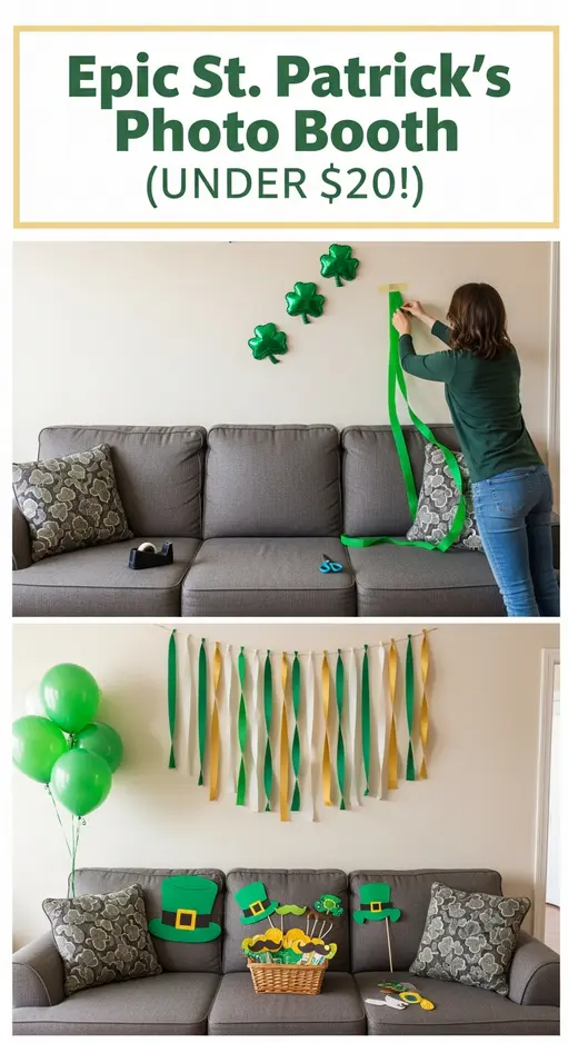 How to Create St. Patrick’s Day Photo Booth Decorations That Make Perfect Instagram Moments