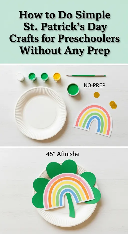 How to Do Simple St. Patrick’s Day Crafts for Preschoolers Without Any Prep