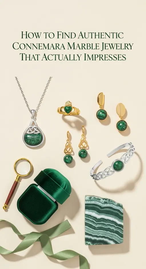 How to Find Authentic Connemara Marble Jewelry That Actually Impresses