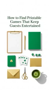 How to Find Printable Games That Keep Guests Entertained -