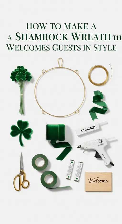 How to Make a Shamrock Wreath That Welcomes Guests in Style