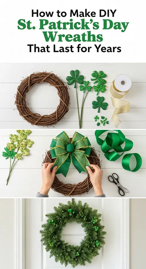 How to Make DIY St. Patrick’s Day Wreaths That Last for Years