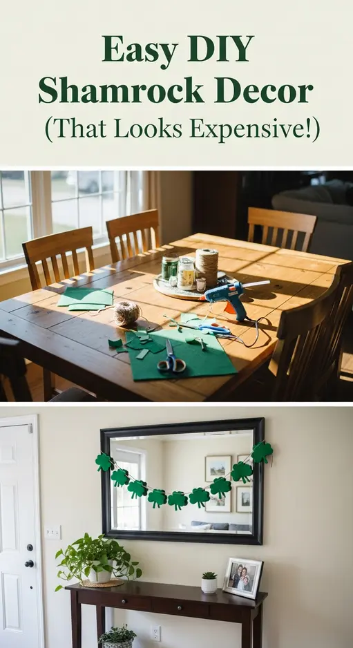 How to Make Easy DIY Lucky Shamrock Decorations That Bring Instant Irish Charm