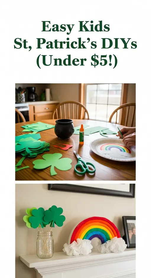 How to Make Easy Kids St. Patrick’s Day Decor That Any Parent Can Lead