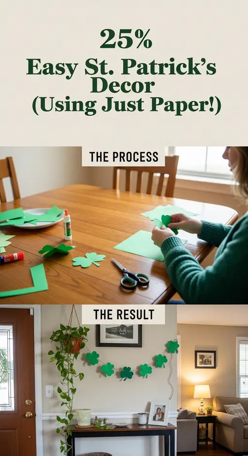 How to Make Easy Paper St. Patrick’s Day Decorations Anyone Can Master at Home