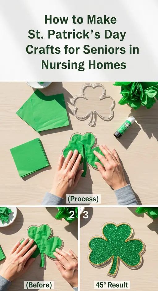 How to Make Easy St. Patrick’s Day Crafts for Seniors in Nursing Homes