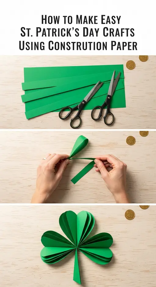 How to Make Easy St. Patrick’s Day Crafts Using Only Construction Paper