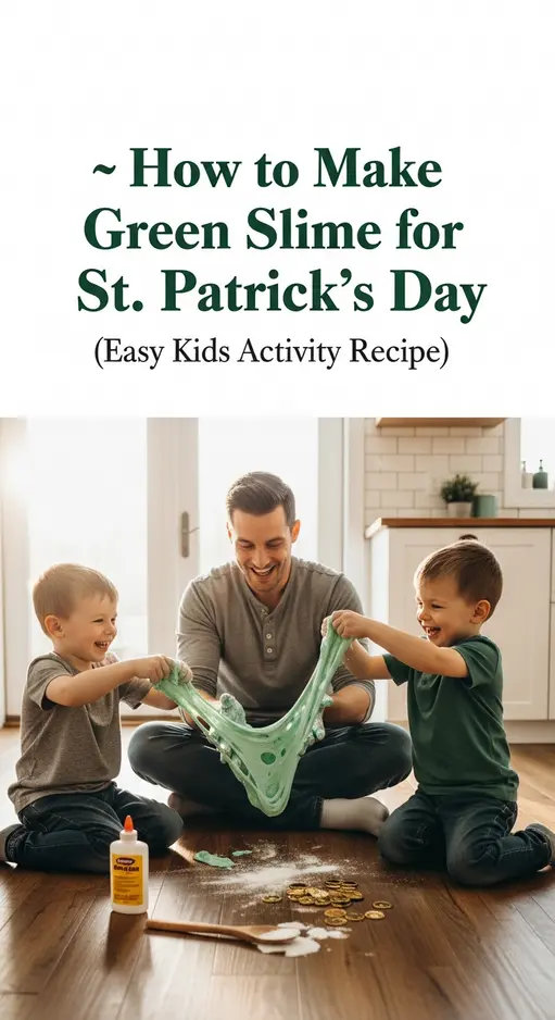 How to Make Green Slime for St. Patrick’s Day (Easy Recipe!) 🍀