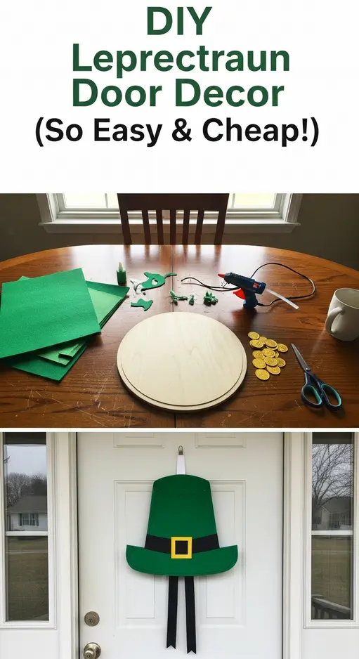 How to Make Leprechaun Door Hangers for Charming Front Door Decorations