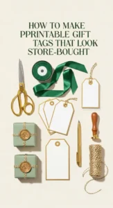 How to Make Printable Gift Tags That Look Store-Bought -