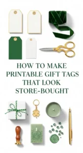 How to Make Printable Gift Tags That Look Store-Bought -